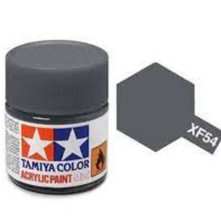 Tamiya Colour Acrylic Paint Mini 10ml - XF54 Dark Sea Grey