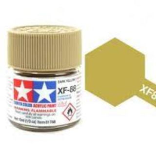Tamiya Colour Acrylic Paint Mini 10ml - XF88 Dark Yellow 2