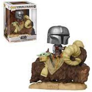 Funko Pop Vinyl: #416 Star Wars: Mandalorian - Mandalorian & The Child on Bantha