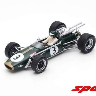 Brabham BT24 1968 South African F1 GP 3rd Jochen Rindt 1/18 Spark
