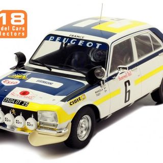 Peugeot 504 Ti 1975 Maroco Rally Winner Hannu Mikkola 1/18 IXO