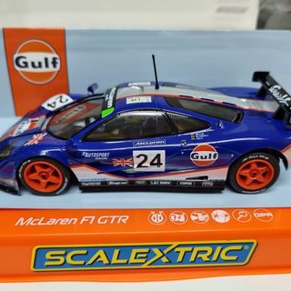 Scalextric 1/32 McLaren F1 GTR 1995 Le Mans Gulf Racing