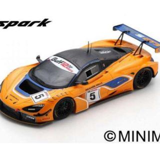 2018 McLaren 720S GT3 Shane Van Gisbergen Gulf 12 Hour Abu Dhabi 1/43 Spark