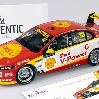 Ford Falcon FGX V8 Supercar 2017 Sandown Coulthard & D'Alberto Shell Racing V8 Supercars - Authentic Collectables 1/18
