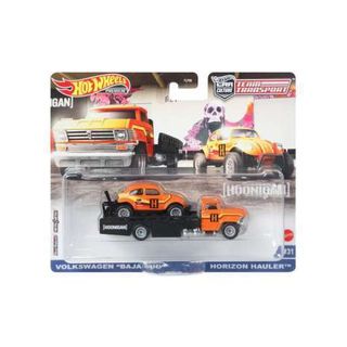 Hot Wheels Team Transport #31 Volkswagen Baja Bug Hoonigan on a Horizon Hauler Truck