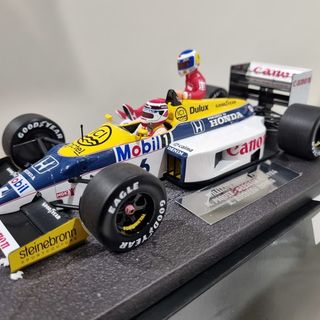 Williams Honda FW11 Keke Rosberg Riding on Nelson Piquet car 1986 German GP 1/18 Minichamps