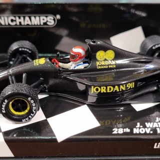 Jordan Ford 911 1990 28th Nov Testing Silverstone John Watson 1/43 Minichamps