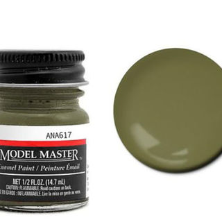 Testors Model Master Enamel: 1787 Green Drab FS34086