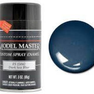 Testors Model Master Paint 1917 Dark Sea Blue Enamel Spray Can