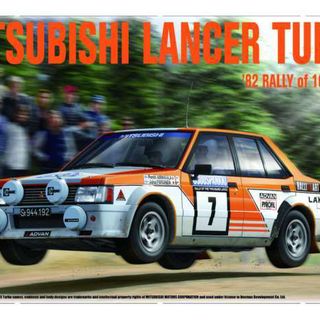 1982 Mitsubishi Lancer 2000 Turbo 1000 Lakes Rally Kitset 1/24 NuNu Hobby