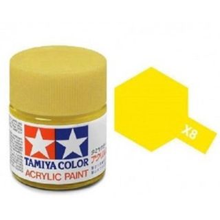 Tamiya Colour Acrylic Paint Mini 10ml - X8 Lemon Yellow