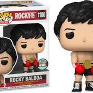Funko Pop Vinyl: Movies #1180 Rocky 45th Anniversary - Rocky w/ Gold Belt