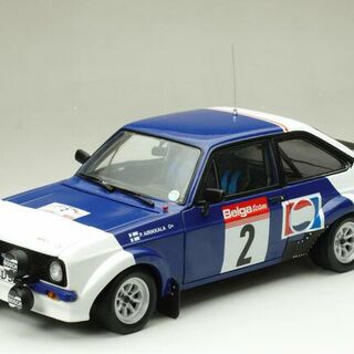Ford Escort RS1800, 1983 Circuit des Ardennes Rally Pentti Arikkala SunStar 1/18