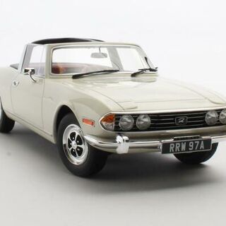 1970 Triumph Stag MK1 White Roadcar 1/18 Cult Models