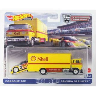 Hot Wheels Team Transport #45 Sakura Sprinter & Porsche 962 Shell