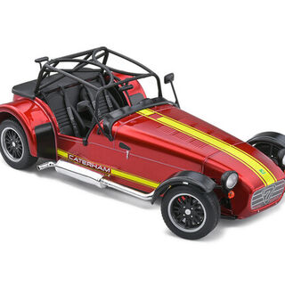 2014 Caterham Seven Metallic Red & Yellow Roadcar 1/18 Solido