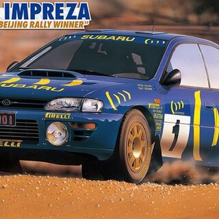 Subaru Impreza 1994 Hong Kong Beijing Rally Winner Possum Bourne Kitset Hasegawa 1/24