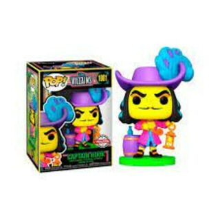 Funko Pop Vinyl: Disney #1081 Villains: Captain Hook Blacklight