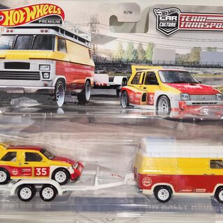 Hot Wheels Team Transport HW Rally Hauler & MG Metro 6R4 #47