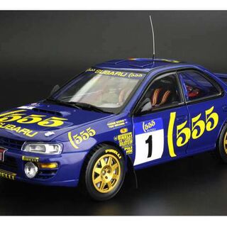 Subaru Impreza 555 1994 Hong Kong-Beijing Rally Winner Possum Bourne & Tony Sircombe 1/18 Sunstar