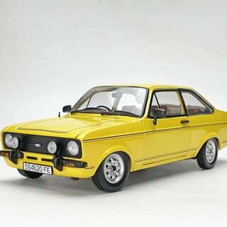 Ford Escort Mk2 1600 Sport Yellow Roadcar 1/18 Sun Star.