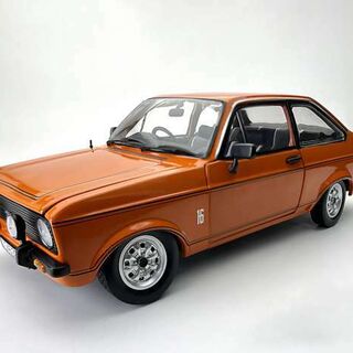 Ford Escort Mk2 1600 Sport Orange Roadcar 1/18 Sun Star.