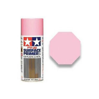 Tamiya Fine Surface Primer L for Plastic & Metal (Pink) 180ml