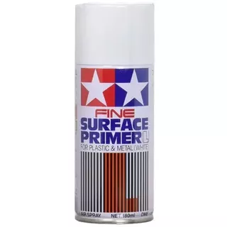 Tamiya Fine Surface Primer L for Plastic & Metal (White) 180ml