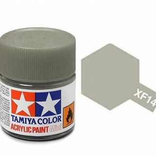 Tamiya Colour Acrylic Paint Mini 10ml - XF14 JA Grey