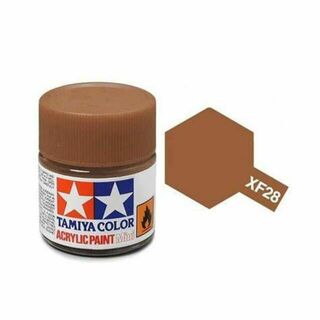 Tamiya Colour Acrylic Paint Mini 10ml - XF28 Dark Copper