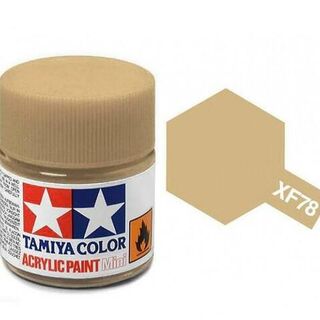 Tamiya Colour Acrylic Paint Mini 10ml - XF78 Wooden Deck Tan