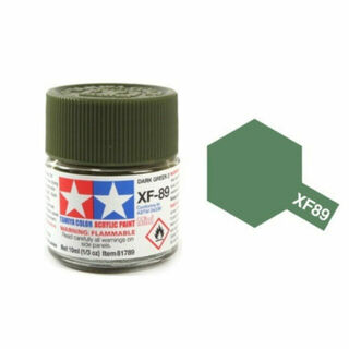 Tamiya Colour Acrylic Paint Mini 10ml - XF89 Dark Green 2