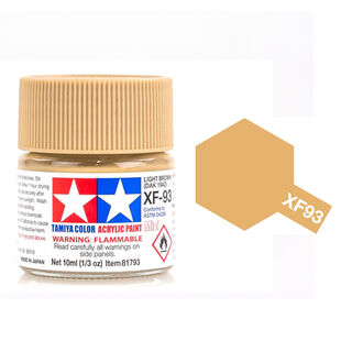 Tamiya Colour Acrylic Paint Mini 10ml  - XF93 Light Brown