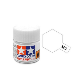 Tamiya Colour Acrylic Paint Mini 10ml - XF2 Flat White