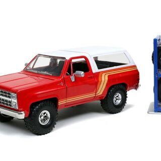 1980 Chevy Blazer with Wheel Rack Jada Just Trucks 1/24