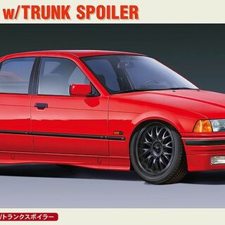 BMW 320i with Trunk Spoiler Hasegawa Kitset 1/24