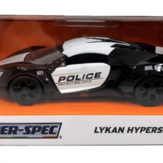Lykan Hypersport Police 1/32 Jada Hyper-Spec