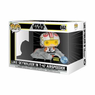 Funko Pop Vinyl Star Wars - Luke Skywalker in T-47 Airspeeder #662 US Exclusive