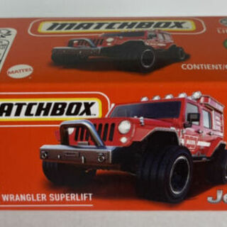 Matchbox Powergrab Jeep Wrangler SuperLift