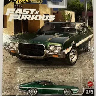 Hot Wheels Fast & Furious Premium 2024 Mix 2- 1972 Ford Gran Torino Sport 3/5