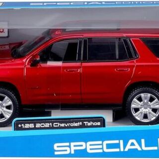 Maisto Special Edition 2021 Chevrolet Tahoe (Red) 1/26