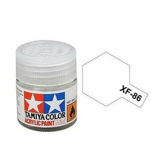 Tamiya Colour Acrylic Paint Mini 10ml - XF86 Flat Clear