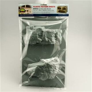 JTT Scenery PATTERN SHEETS Face Rock All-scale 2/pk