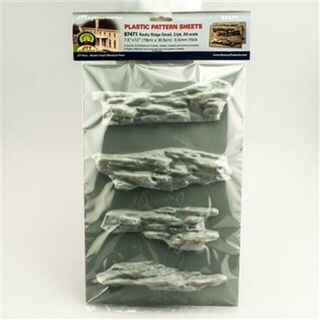 JTT Scenery PATTERN SHEETS Rocky Ridge Small All-scale 2/pk