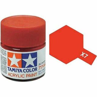 Tamiya Colour Acrylic Paint - X7 Red 23ml Big