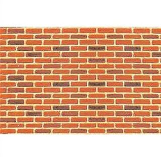 JTT Scenery PATTERN SHEETS, Brick, TT-scale (1:125) 2/pk