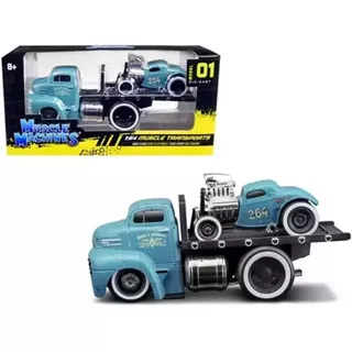 Muscle Machines Muscle Transports 1950 Ford Coe Flatbed Truck & 1933 Ford 3w Coupe