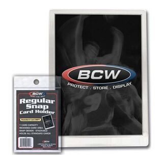 BCW Regular Snap Card Holder 20pt card
