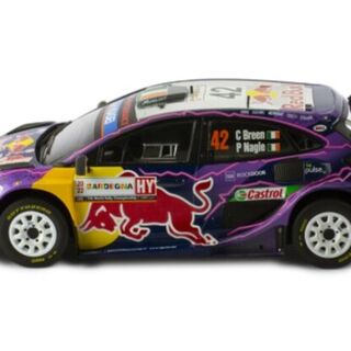 Ford Puma Rally1 Rally Sardegna 2022 #42 C.Breen - P.Nagle - IXO 1/18