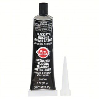 PRO SEAL Black RTV Instant Gasket, 3 oz, Tube, Oil Resistant/Sensor Safe